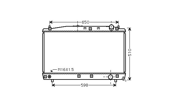 Kylare, motorkylning 53002366 International Radiators