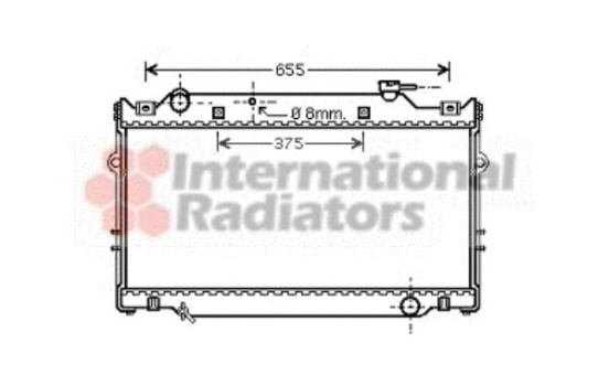 Kylare, motorkylning 53002370 International Radiators, bild 2