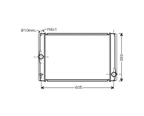 Kylare, motorkylning 53002400 International Radiators