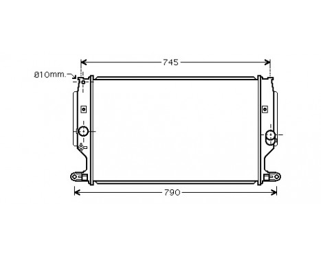 Kylare, motorkylning 53002402 International Radiators