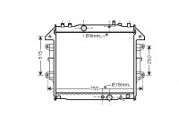 Kylare, motorkylning 53002432 International Radiators