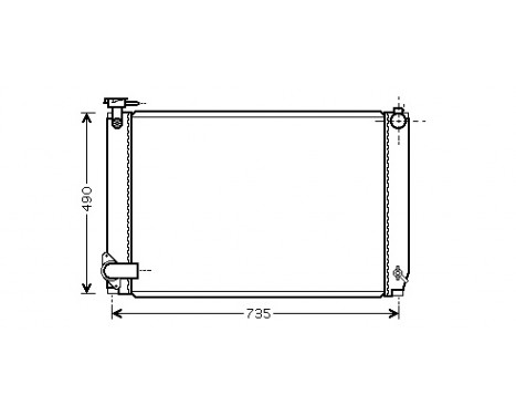 Kylare, motorkylning 53002463 International Radiators