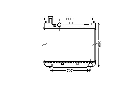 Kylare, motorkylning 53002471 International Radiators
