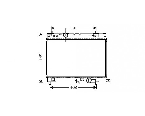 Kylare, motorkylning 53002498 International Radiators