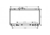 Kylare, motorkylning 53002556 International Radiators