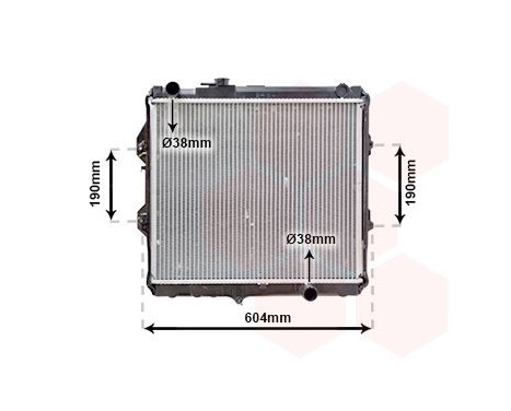 Kylare, motorkylning 53002642 International Radiators, bild 2