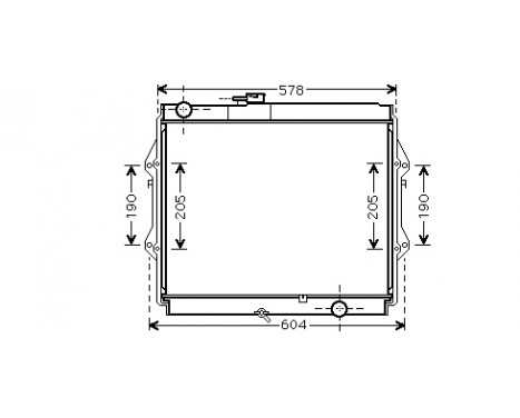 Kylare, motorkylning 53002642 International Radiators
