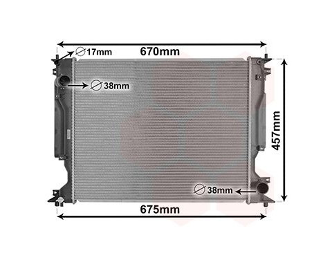 Kylare, motorkylning 53002717 International Radiators