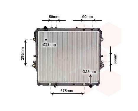 Kylare, motorkylning 54002757 International Radiators