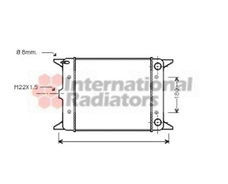 Kylare, motorkylning 58002003 International Radiators, bild 2