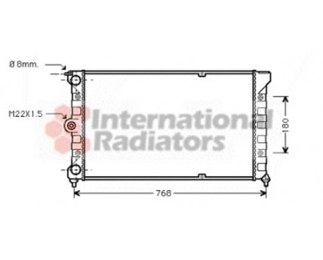 Kylare, motorkylning 58002036 International Radiators, bild 2