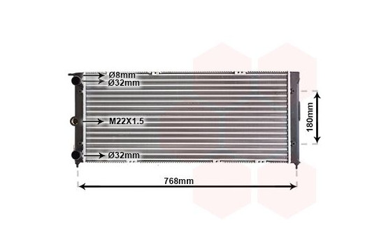 Kylare, motorkylning 58002037 International Radiators, bild 2