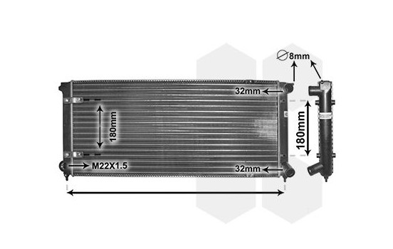 Kylare, motorkylning 58002041 International Radiators
