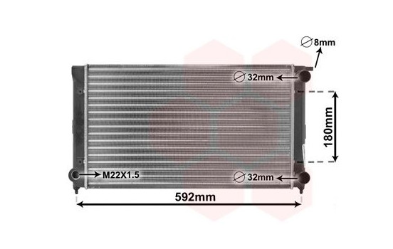 Kylare, motorkylning 58002045 International Radiators