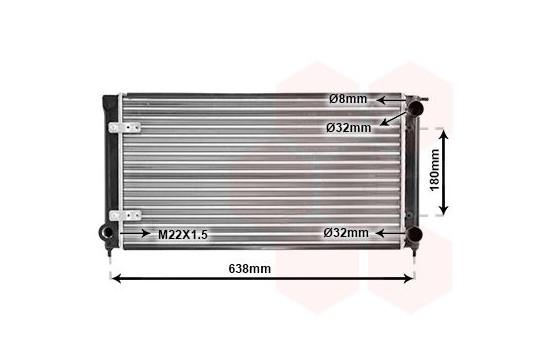 Kylare, motorkylning 58002048 International Radiators, bild 2