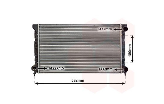 Kylare, motorkylning 58002071 International Radiators, bild 2