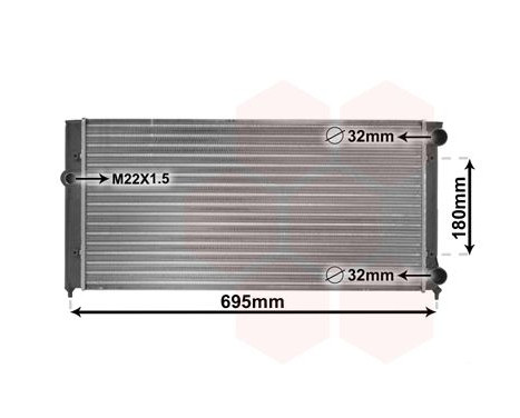 Kylare, motorkylning 58002109 International Radiators, bild 2