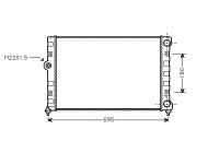 Kylare, motorkylning 58002109 International Radiators