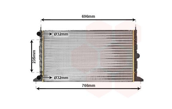 Kylare, motorkylning 58002133 International Radiators, bild 2
