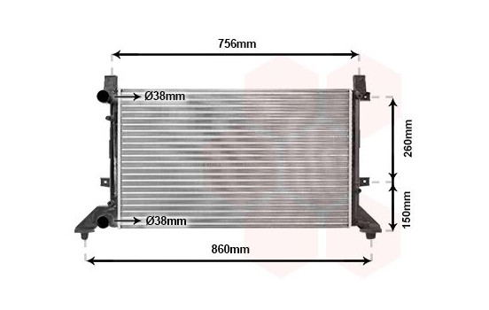 Kylare, motorkylning 58002155 International Radiators, bild 2