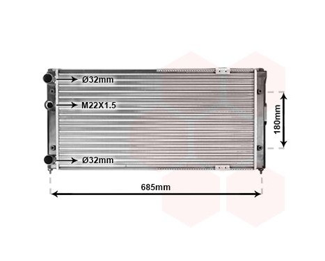 Kylare, motorkylning 58002156 International Radiators