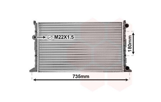 Kylare, motorkylning 58002160 International Radiators, bild 2