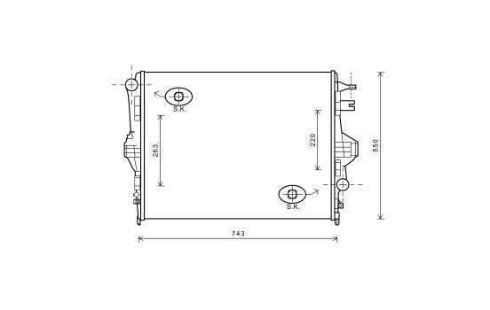 Kylare, motorkylning 58002316 International Radiators Plus