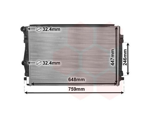Kylare, motorkylning 58002344 International Radiators