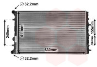 Kylare, motorkylning 58002347 International Radiators
