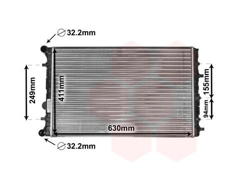 Kylare, motorkylning 58002347 International Radiators