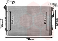 Kylare, motorkylning 58002362 International Radiators