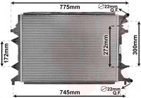 Kylare, motorkylning 58002370 International Radiators