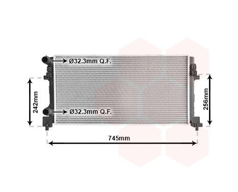 Kylare, motorkylning 58012340 International Radiators