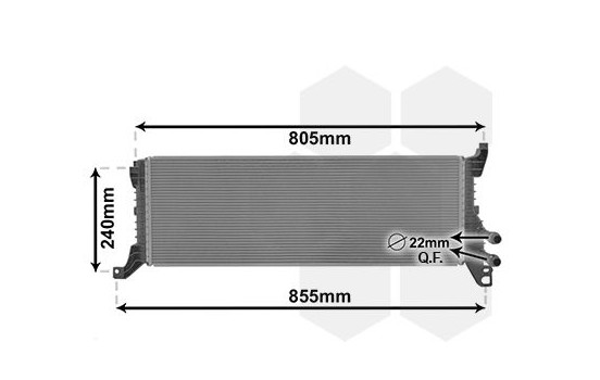 Kylare, motorkylning 58012723 International Radiators