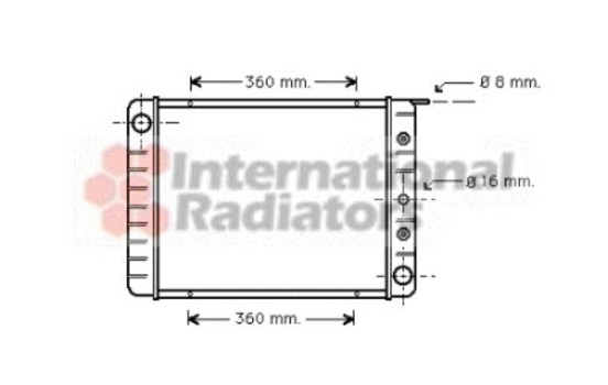 Kylare, motorkylning 59002003 International Radiators, bild 2