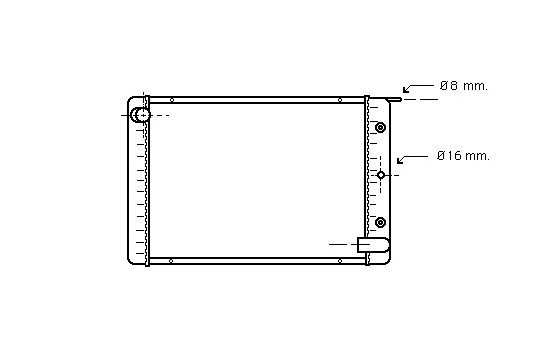 Kylare, motorkylning 59002021 International Radiators