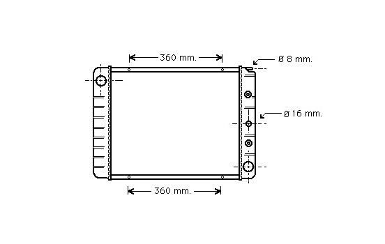 Kylare, motorkylning 59002039 International Radiators