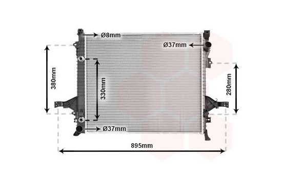 Kylare, motorkylning 59002133 International Radiators, bild 2
