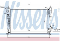 Kylare, motorkylning 60062 Nissens