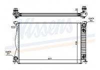 Kylare, motorkylning 60232A Nissens