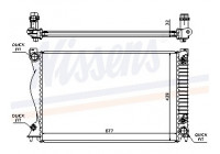 Kylare, motorkylning 60236A Nissens