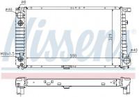 Kylare, motorkylning 60642A Nissens
