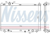Kylare, motorkylning 606526 Nissens