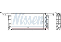 Kylare, motorkylning 606695 Nissens