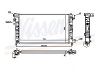 Kylare, motorkylning 61346 Nissens