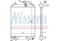 Kylare, motorkylning 617549 Nissens