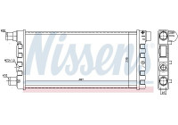 Kylare, motorkylning 61814 Nissens