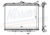 Kylare, motorkylning 62070A Nissens