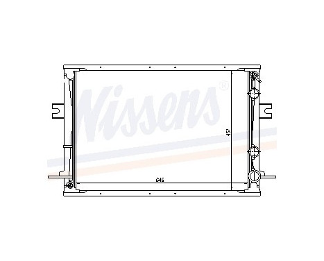 Kylare, motorkylning 62310 Nissens
