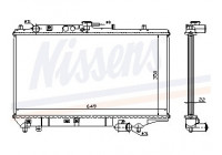 Kylare, motorkylning 62408A Nissens